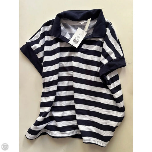 Top Short Sleeve By Crown And Ivy In Striped Pattern, Size: Xl