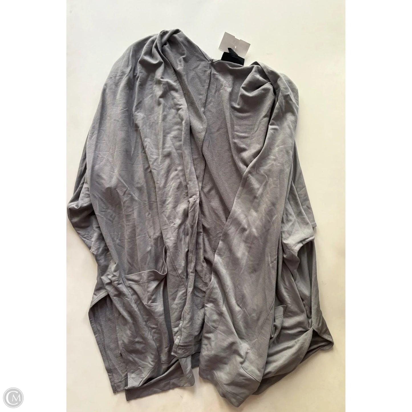 Sweater Cardigan By Susan Graver In Grey, Size: M