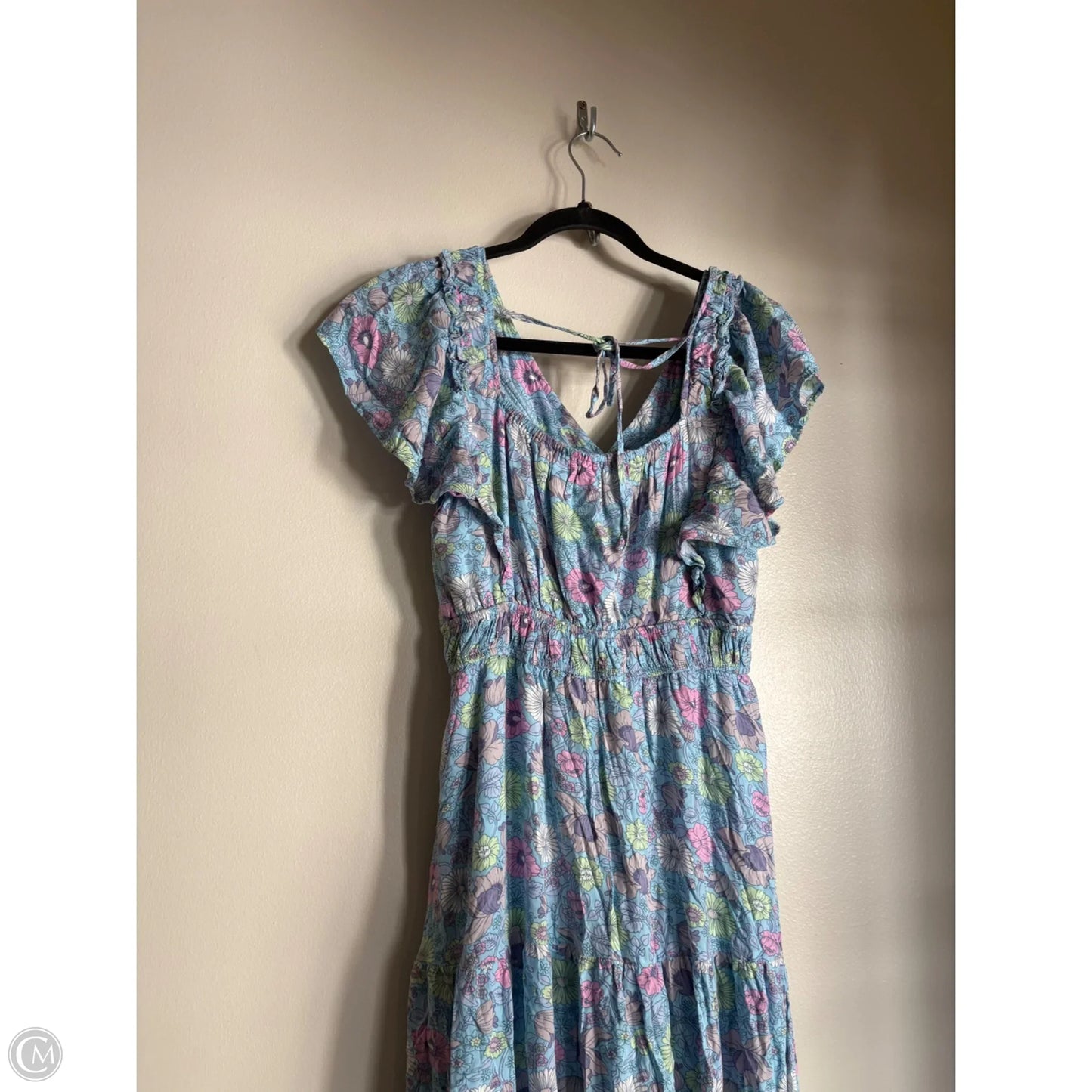 Dress Casual Maxi By Impressions In Blue, Size: L