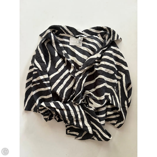 Top Long Sleeve By H&m In Striped Pattern, Size: M