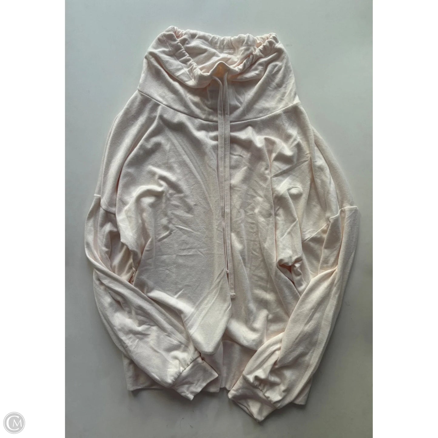 Top Long Sleeve By Mono B In Cream, Size: M