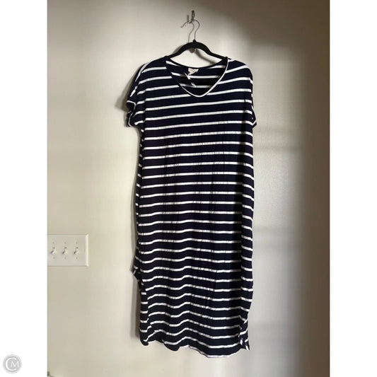 Dress Casual Maxi By Yelete In Striped Pattern, Size: L