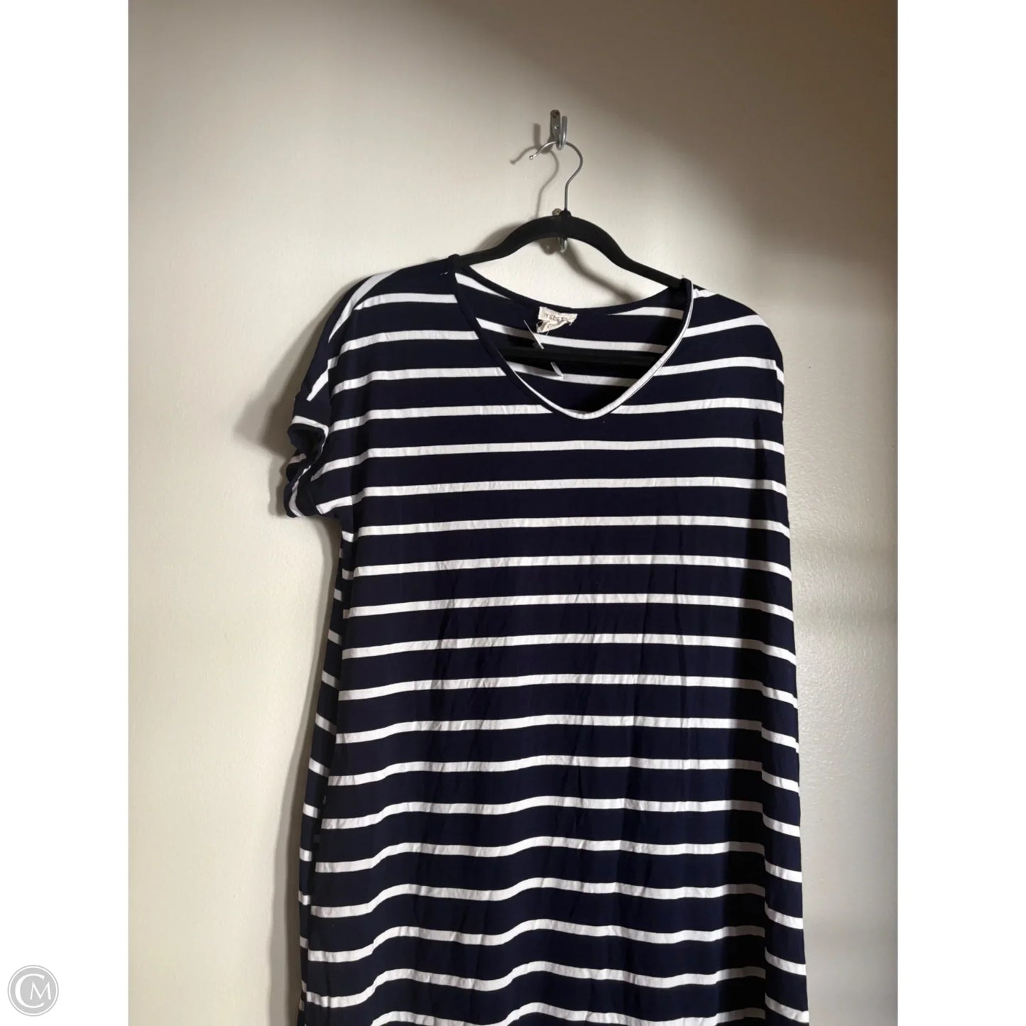 Dress Casual Maxi By Yelete In Striped Pattern, Size: L