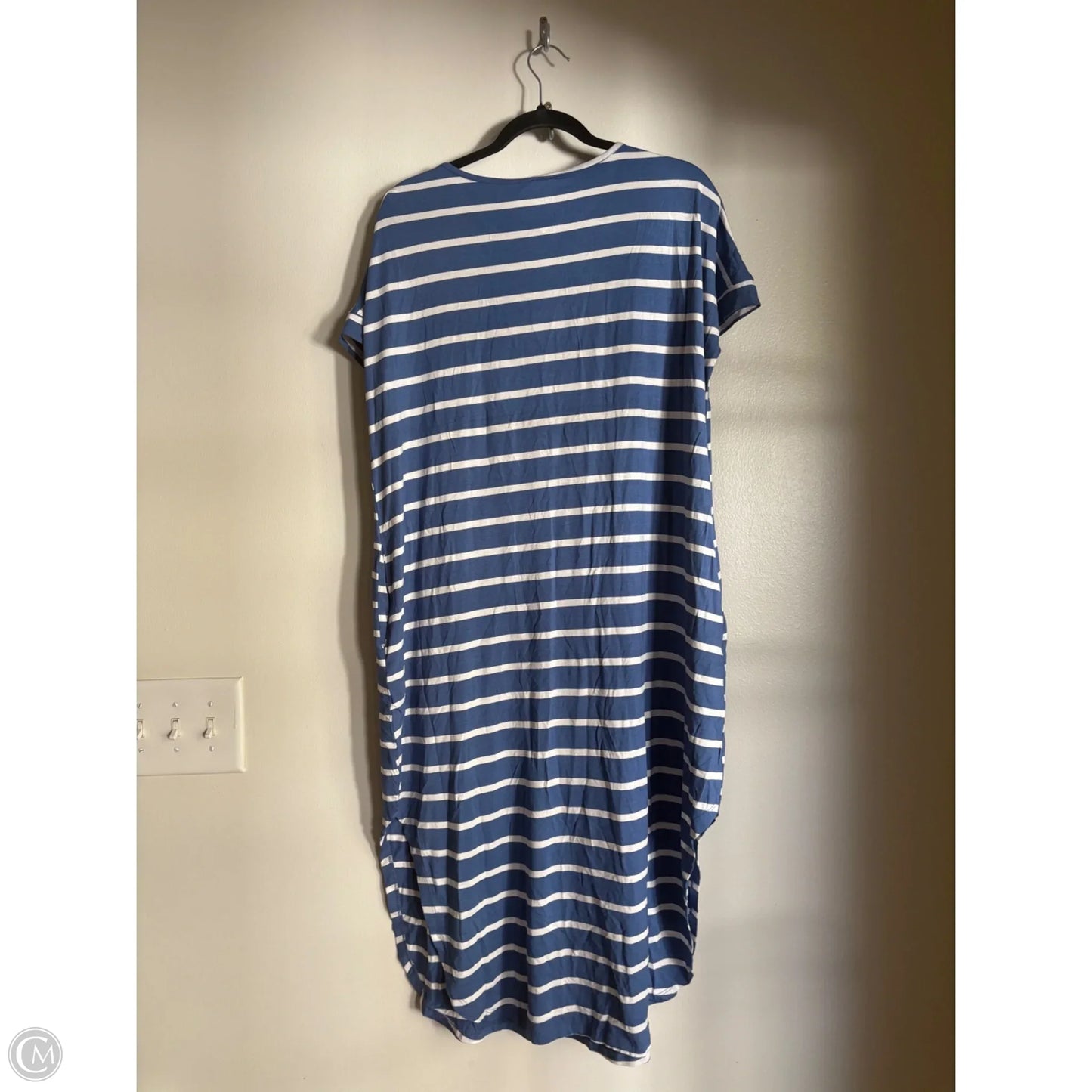 Dress Casual Maxi By Yelete In Striped Pattern, Size: L