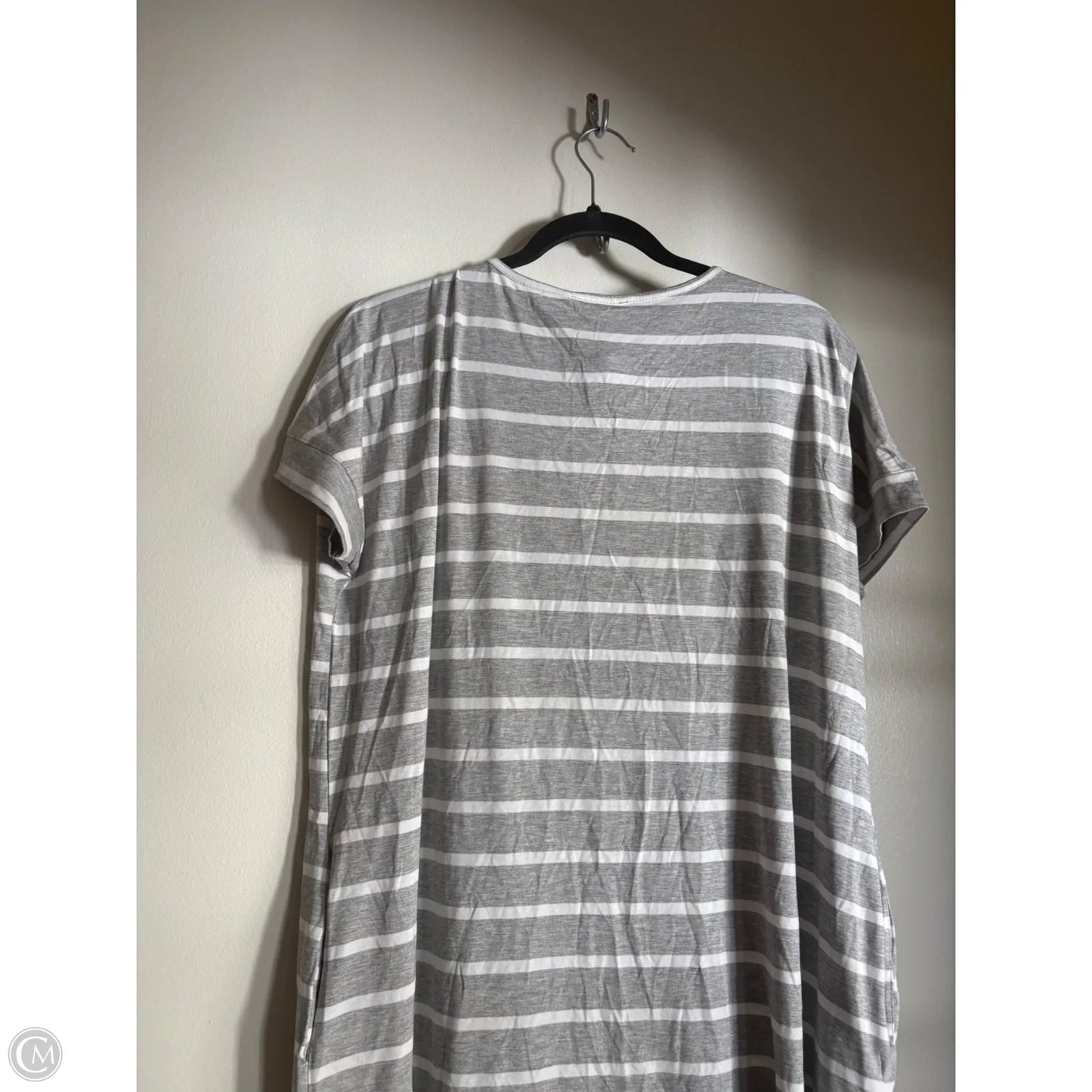 Dress Casual Maxi By Yelete In Striped Pattern, Size: L