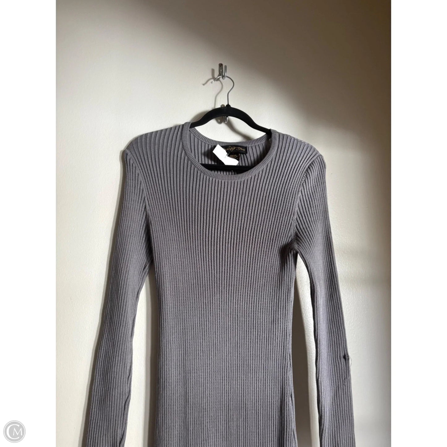 Dress Casual Maxi By Clothes Mentor In Grey, Size: L