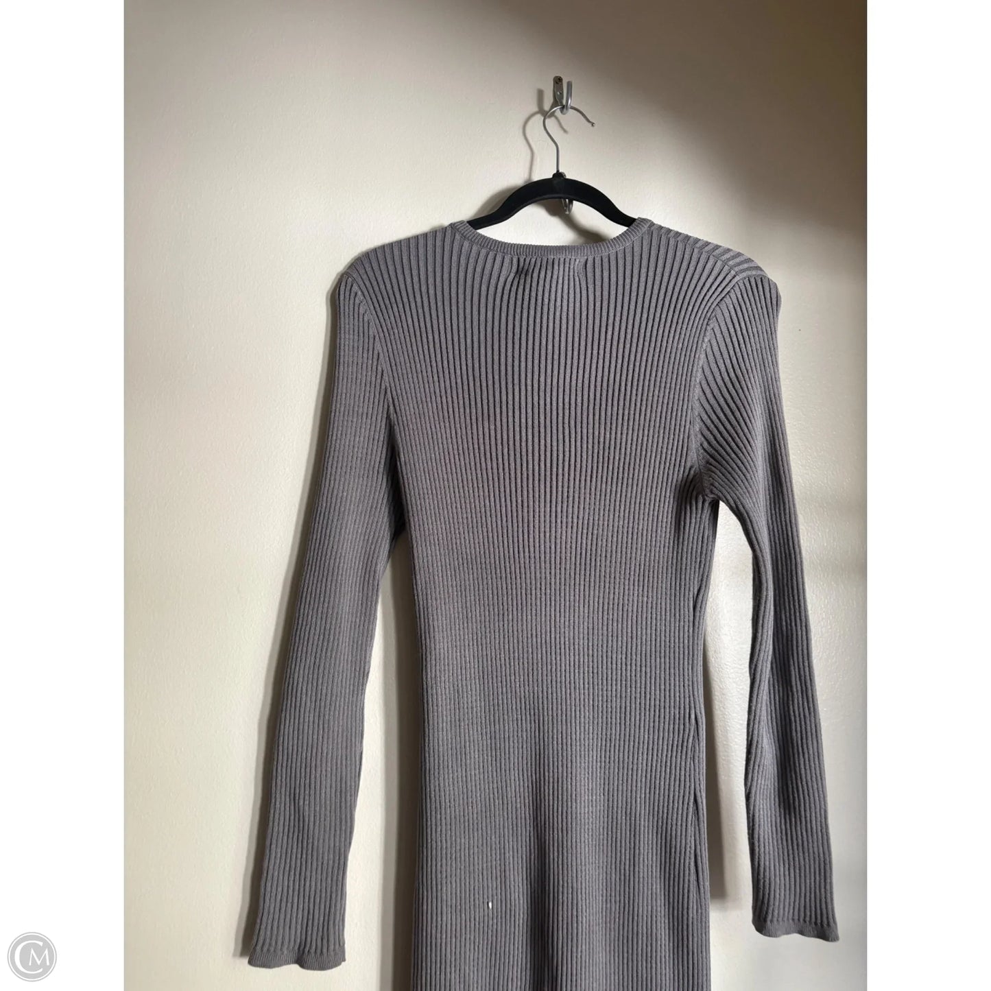 Dress Casual Maxi By Clothes Mentor In Grey, Size: L