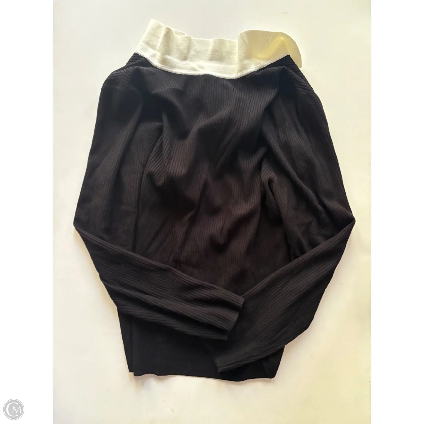 Sweater Cardigan By Talbots In Black, Size: L