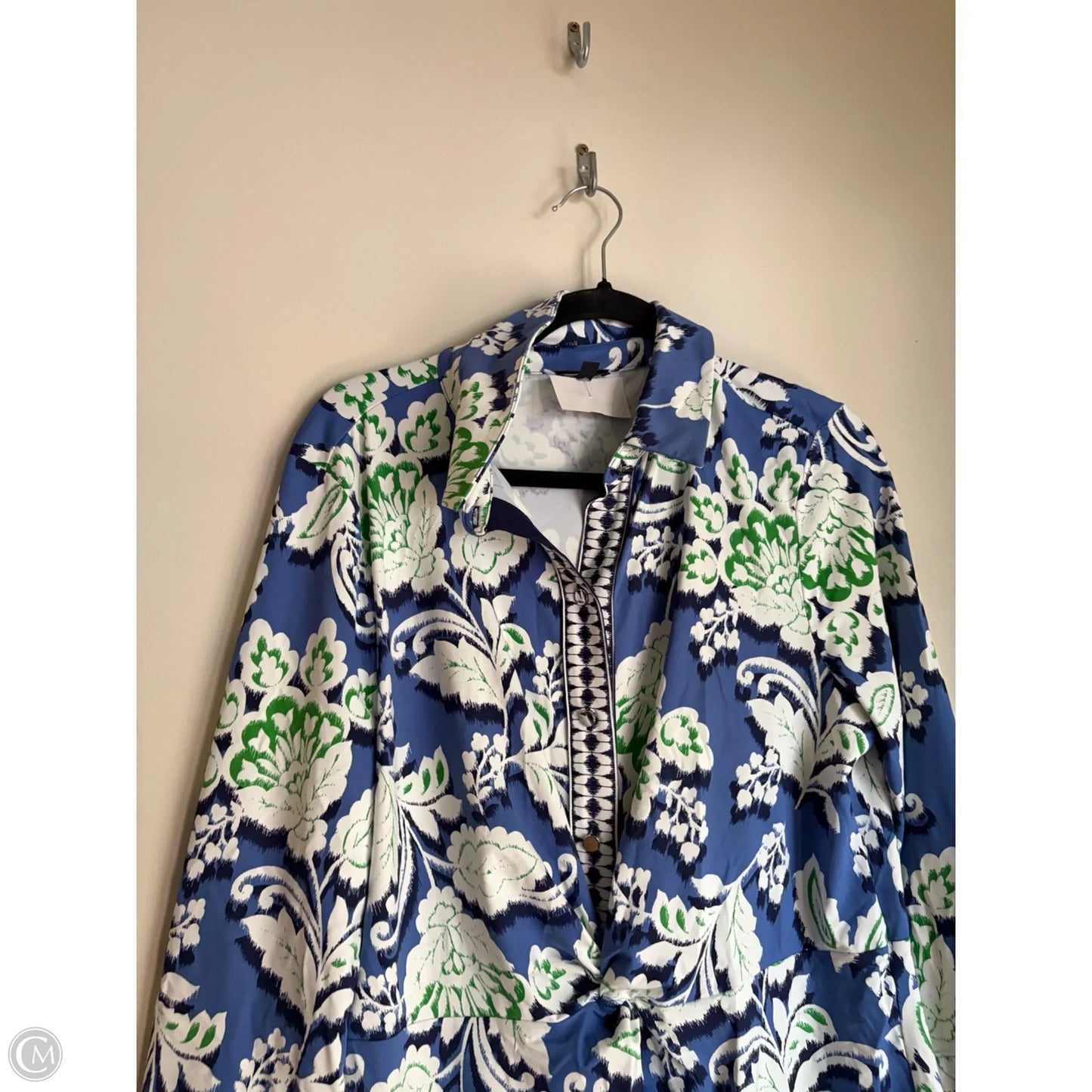 Dress Work By Talbots In Blue & Green, Size: L