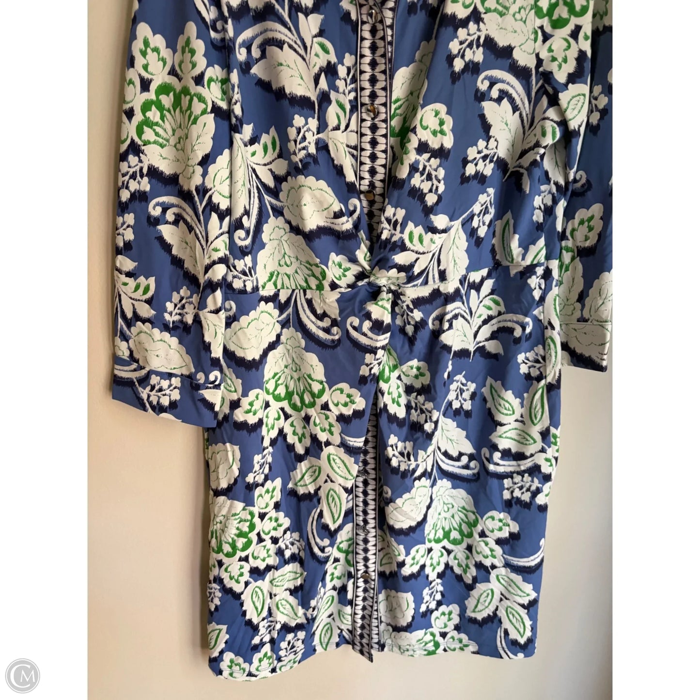 Dress Work By Talbots In Blue & Green, Size: L