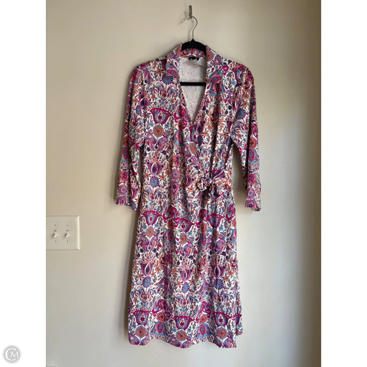 Dress Work By Talbots In Floral Print, Size: L