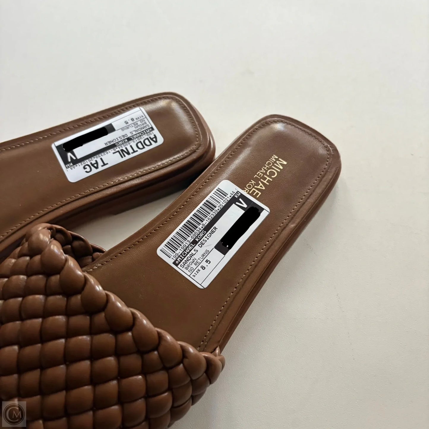 Sandals Designer By Michael Kors In Brown, Size: 8.5