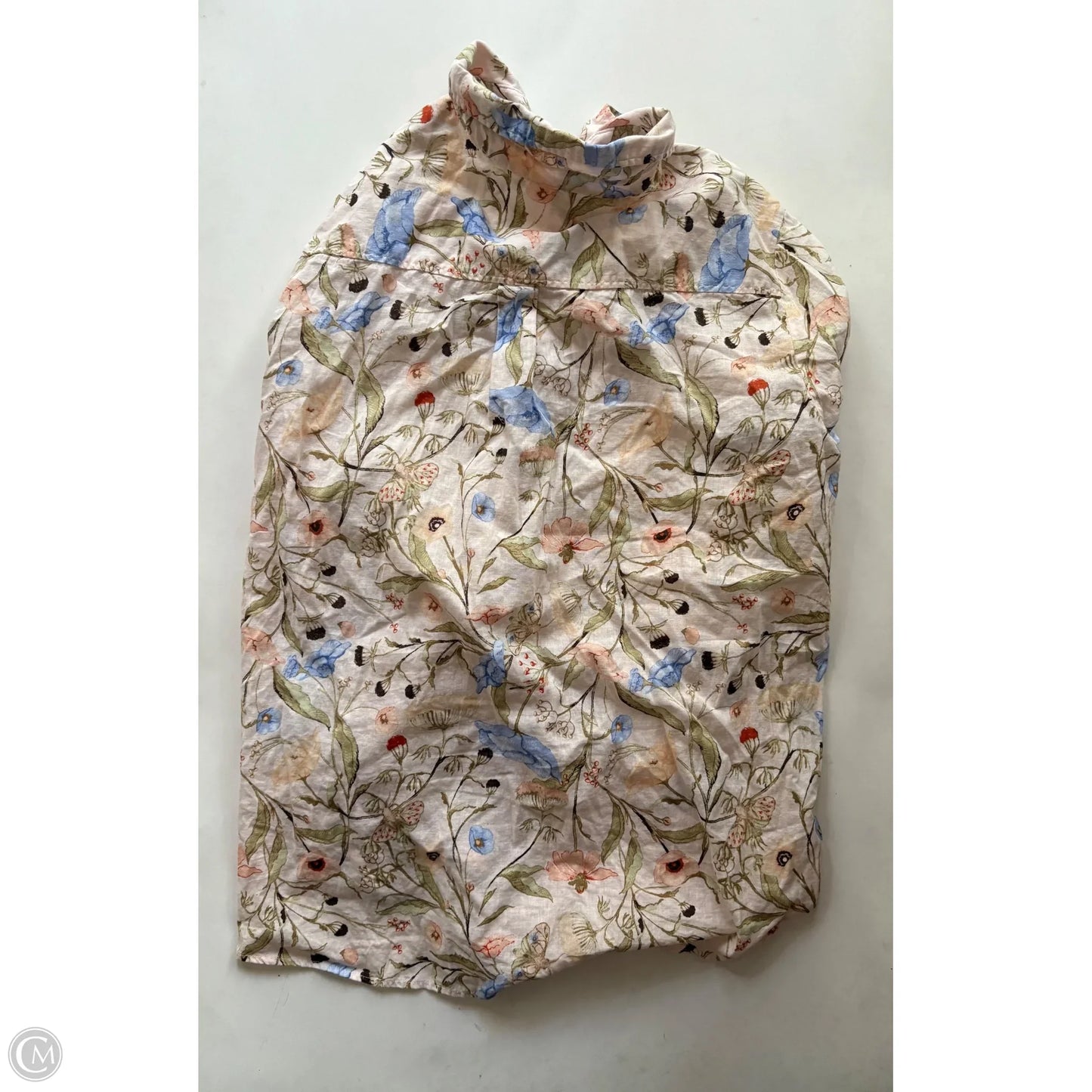 Top Long Sleeve By H&m In Floral Print, Size: Xl