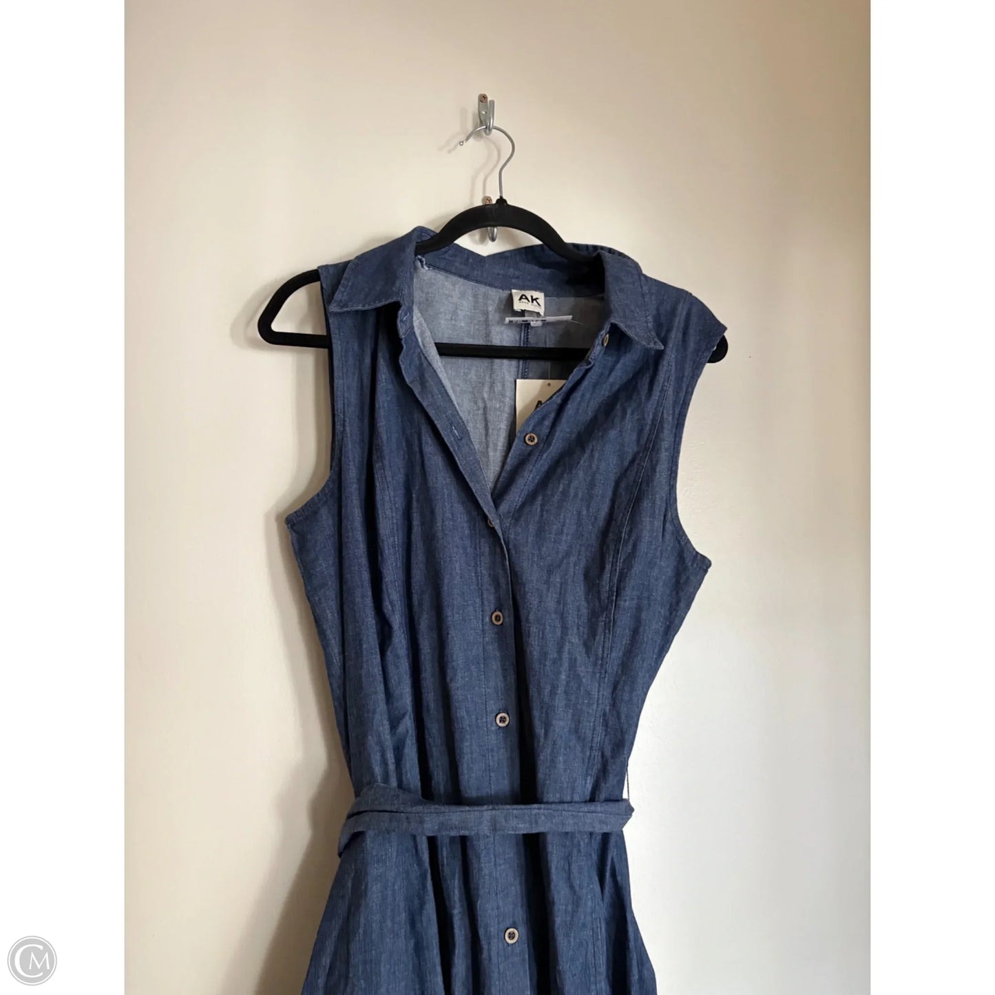 Dress Casual Maxi By Anne Klein In Blue, Size: Xl