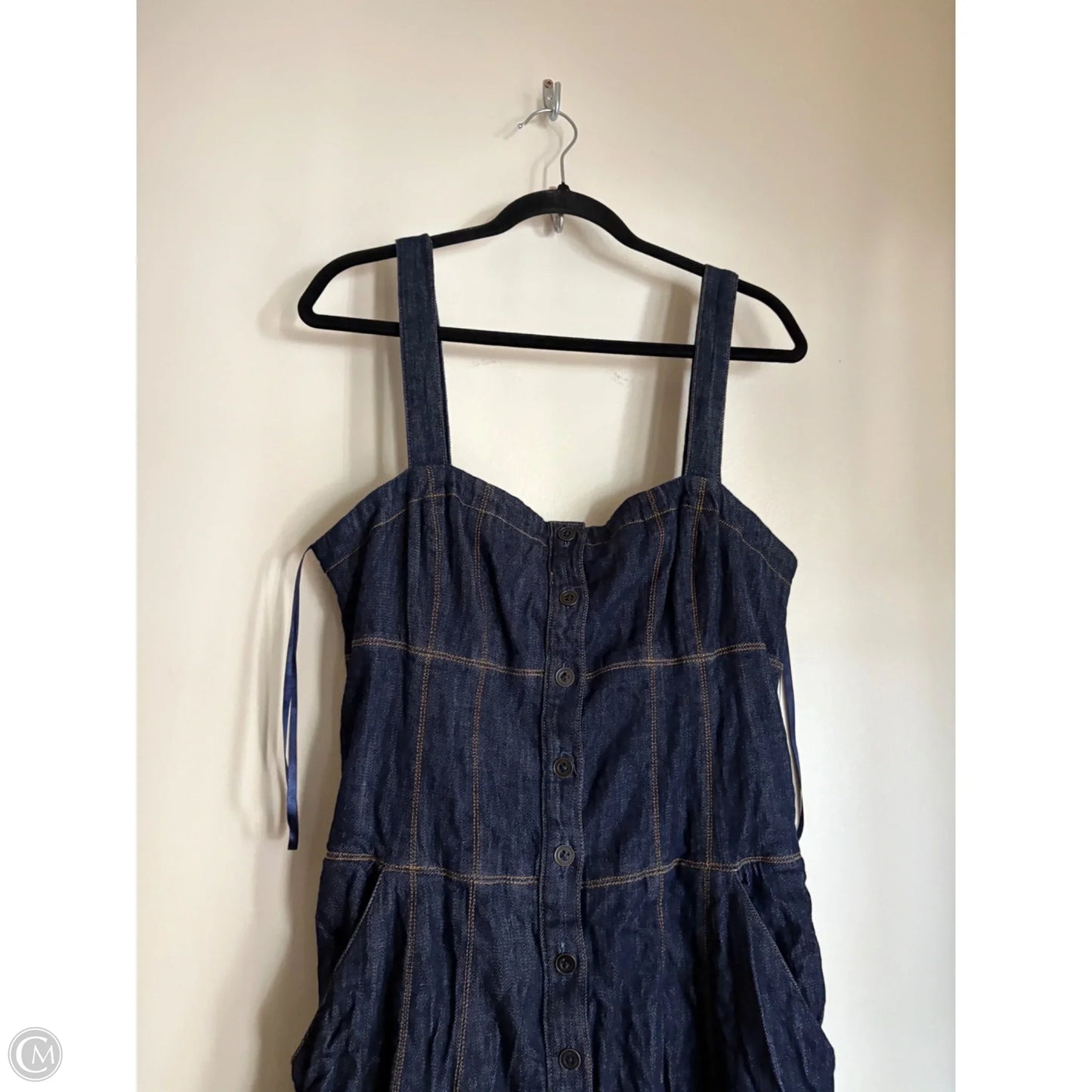 Dress Casual Maxi By Maeve In Blue, Size: Xl
