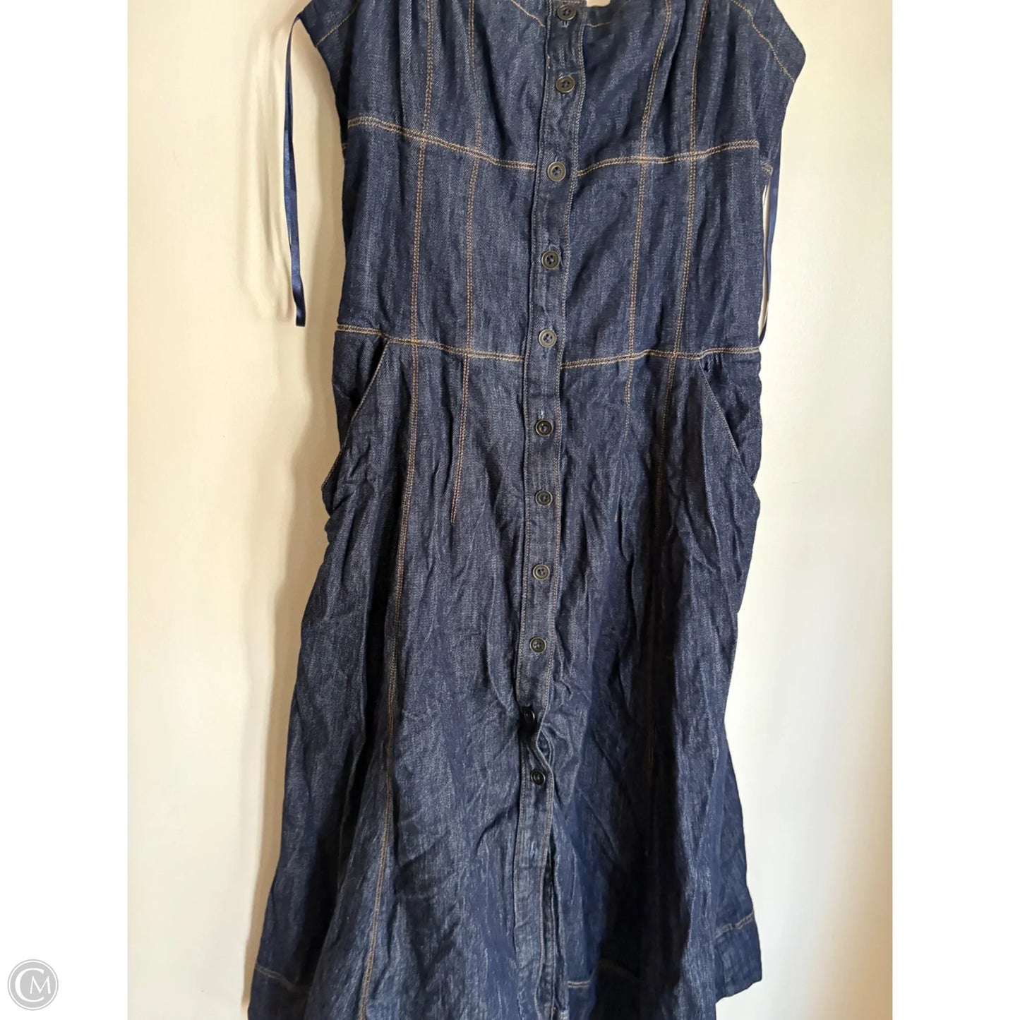 Dress Casual Maxi By Maeve In Blue, Size: Xl