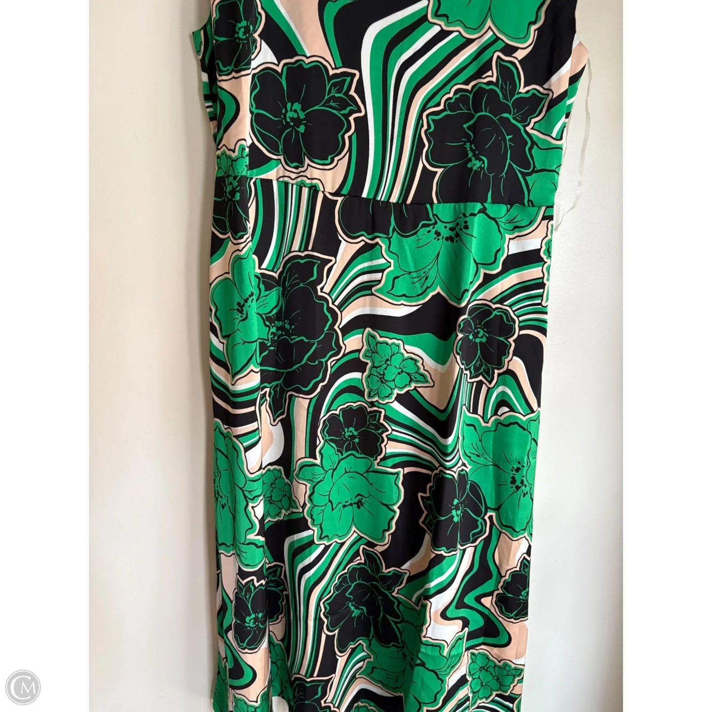 Dress Work By Anne Klein In Green, Size: Xl