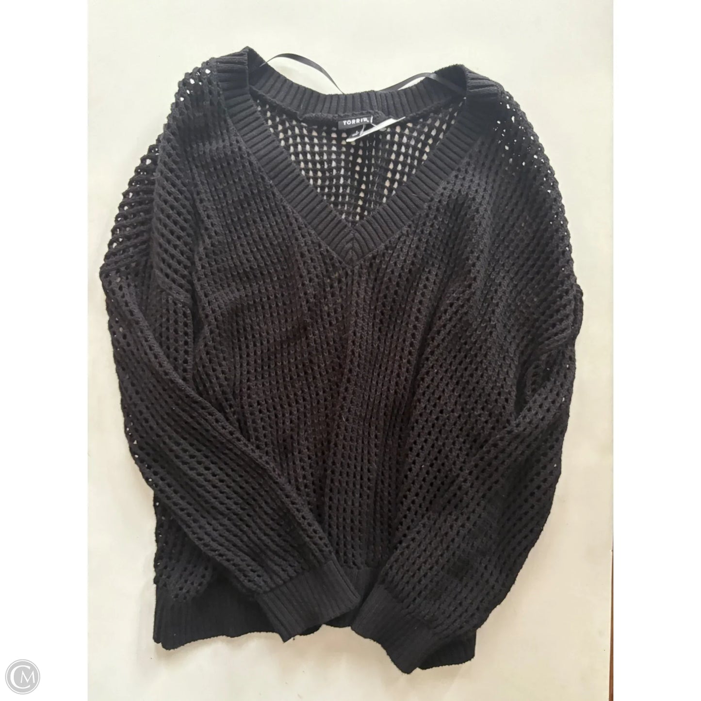 Sweater By Torrid In Black, Size: 1x