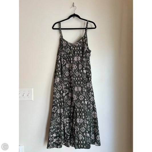 Dress Casual Maxi By Torrid In Green, Size: 1x
