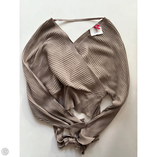 Sweater By Guess In Taupe, Size: L