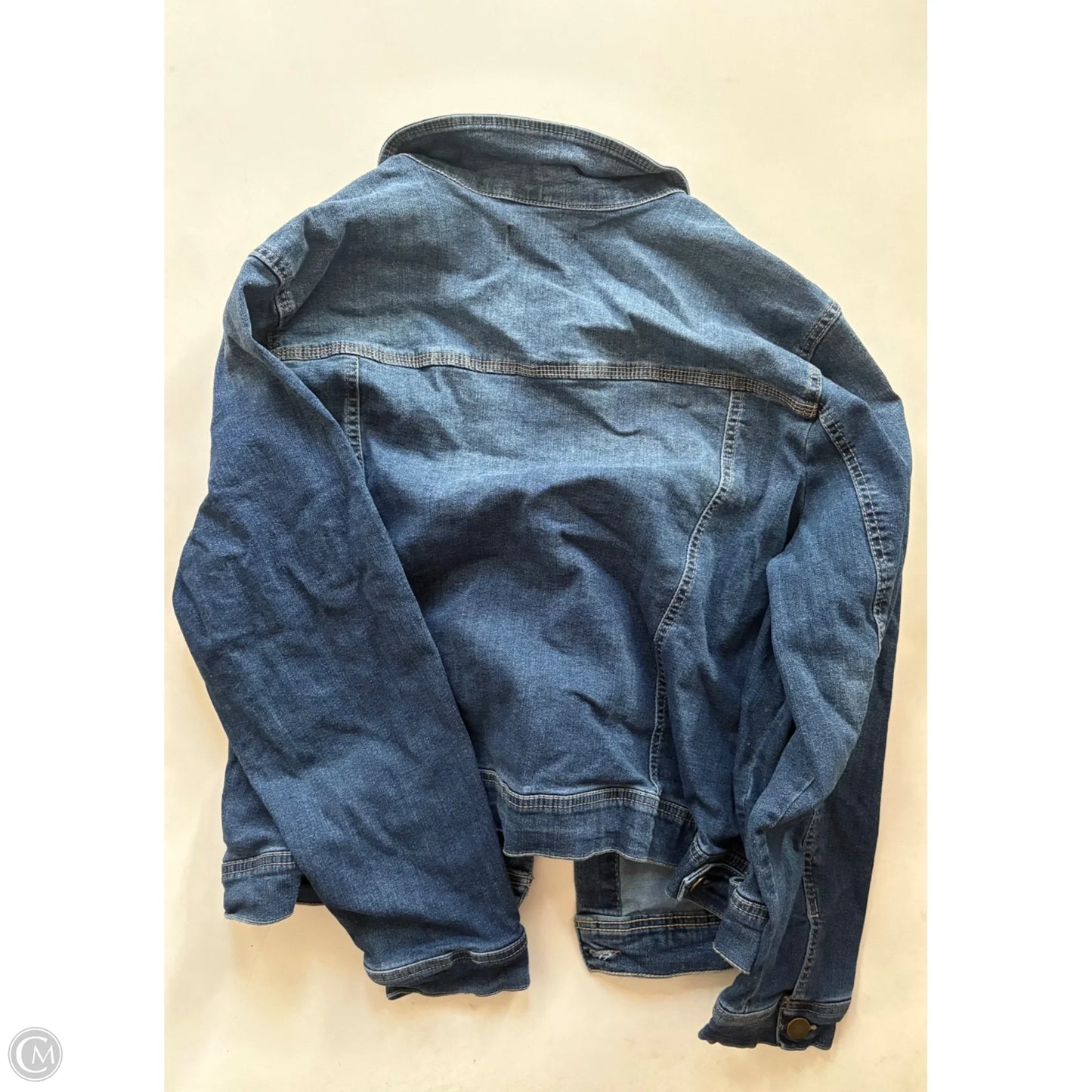 Jacket Denim By Jones New York In Blue, Size: 1x