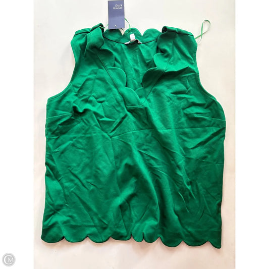 Top Sleeveless By Crown And Ivy In Green, Size: 2x