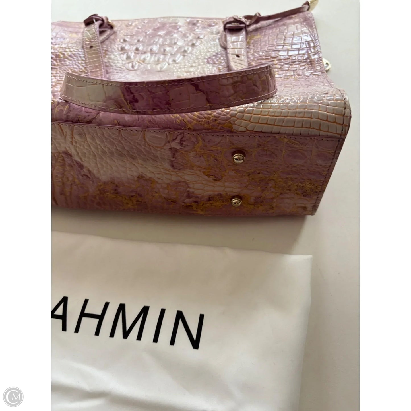 Handbag Designer By Brahmin, Size: Large