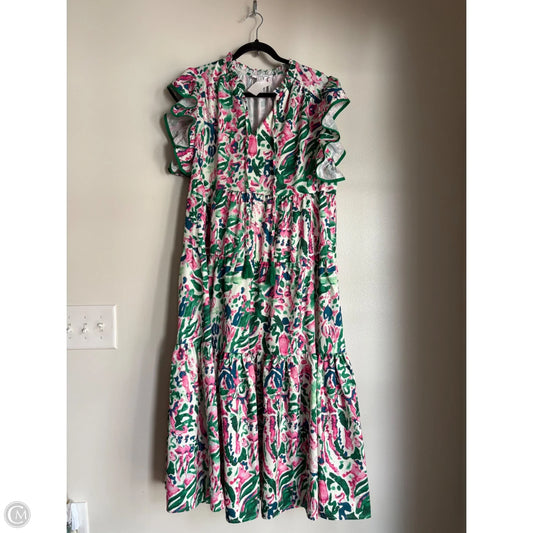 Dress Casual Maxi By Chicsoul In Green, Size: 1x