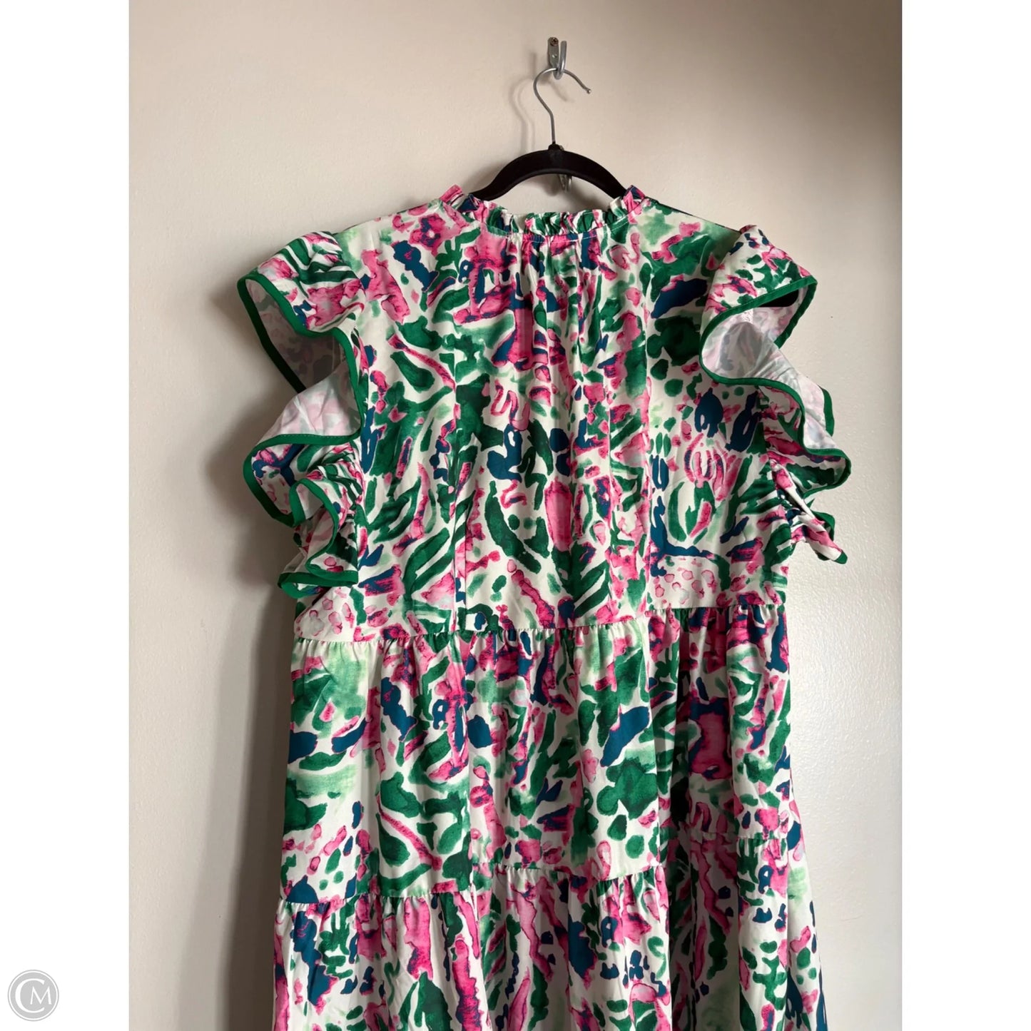 Dress Casual Maxi By Chicsoul In Green, Size: 1x