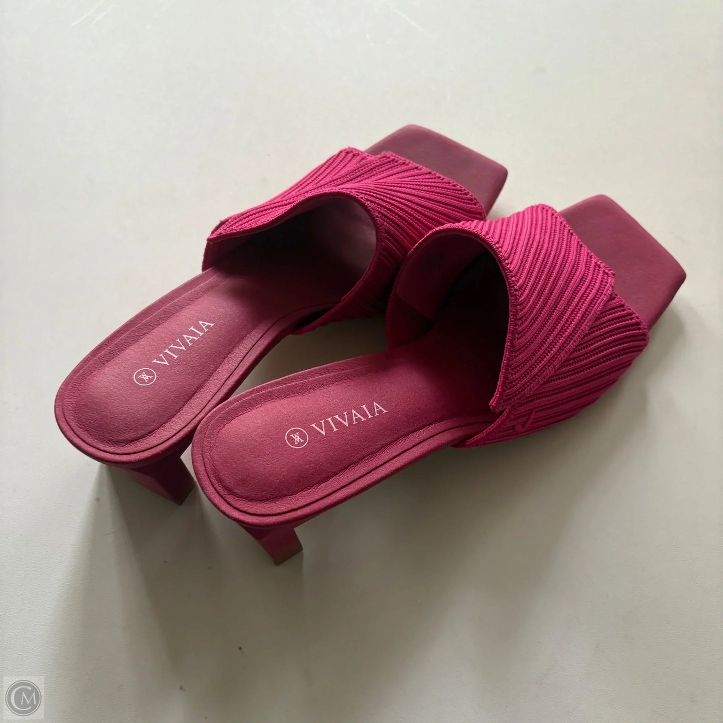 Sandals Heels Block By Vivaia In Pink, Size: 6.5