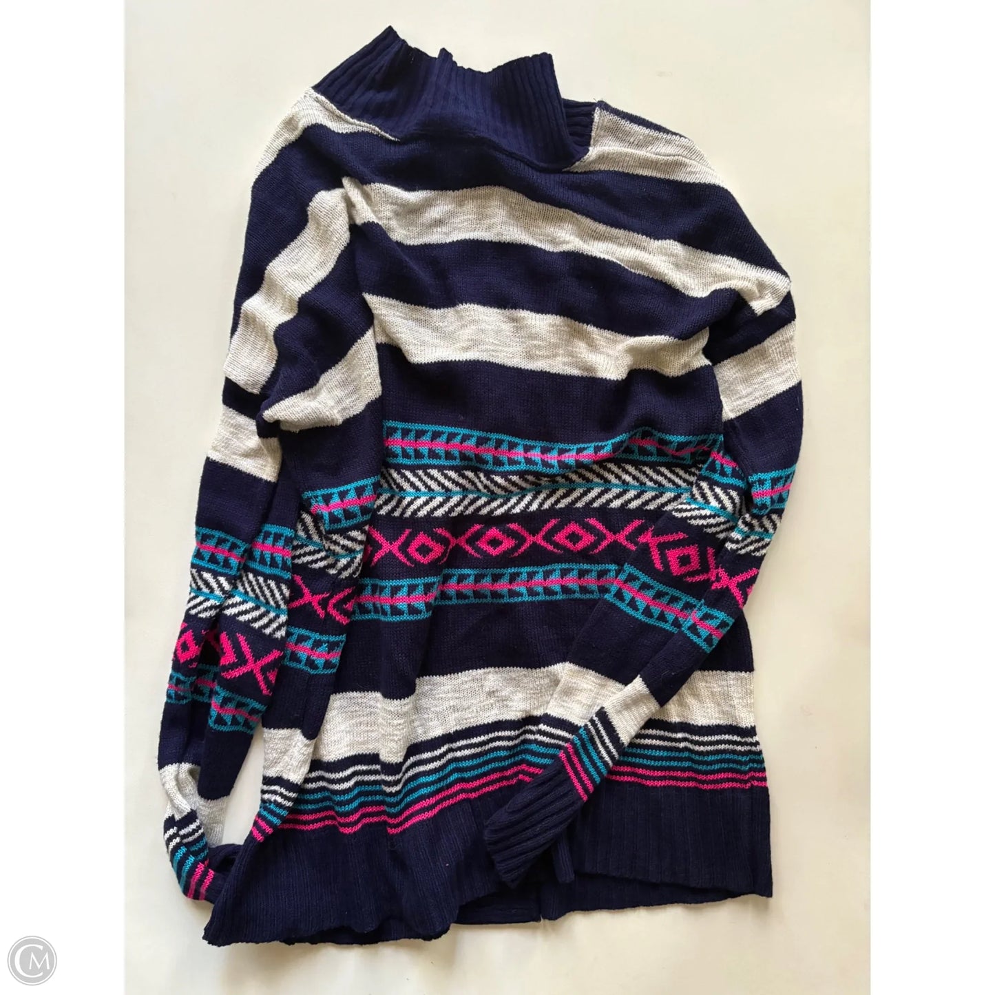 Sweater Cardigan By Say What In Blue, Size: Xl