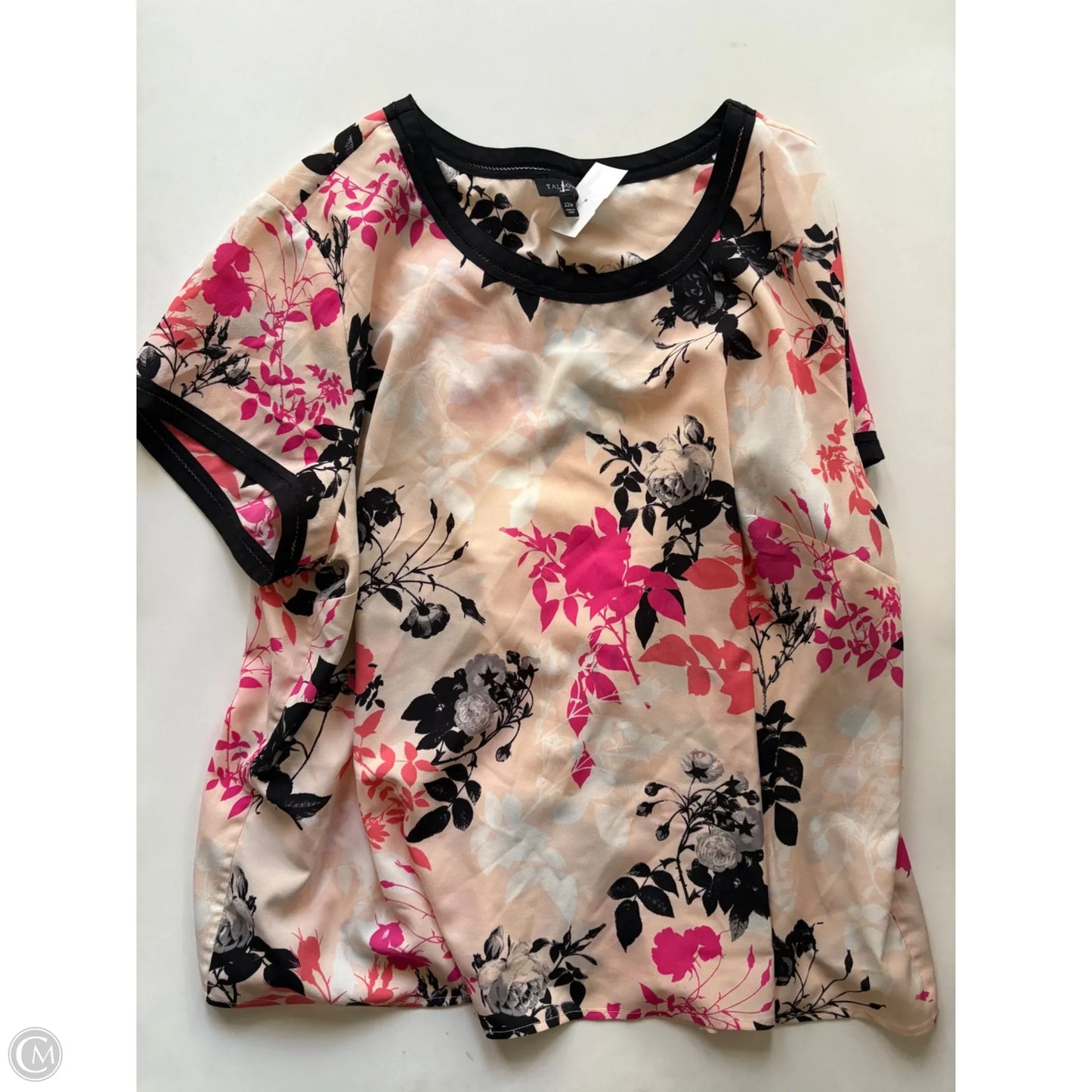 Blouse Short Sleeve By Talbots In Multi-colored, Size: 2x