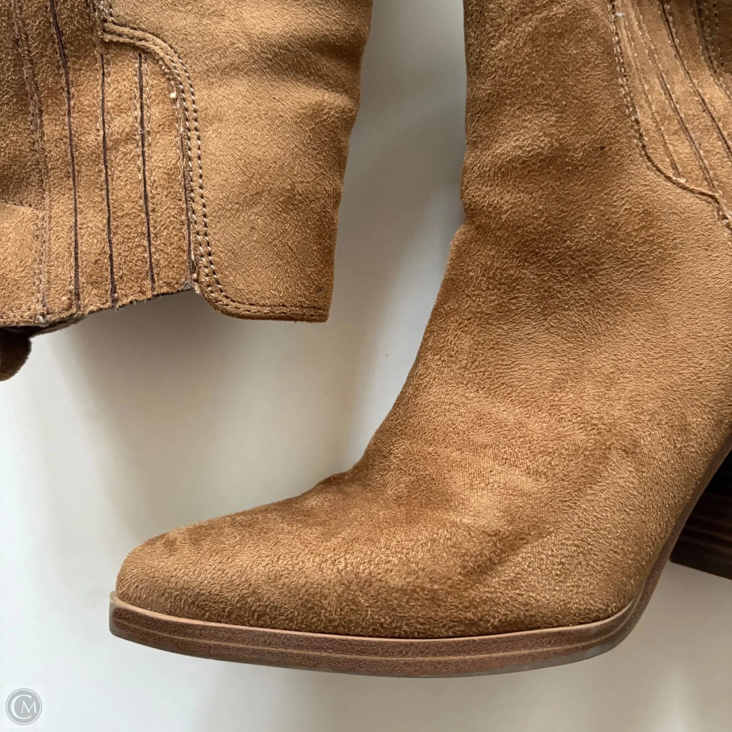 Boots Ankle Heels By Indigo In Brown, Size: 7