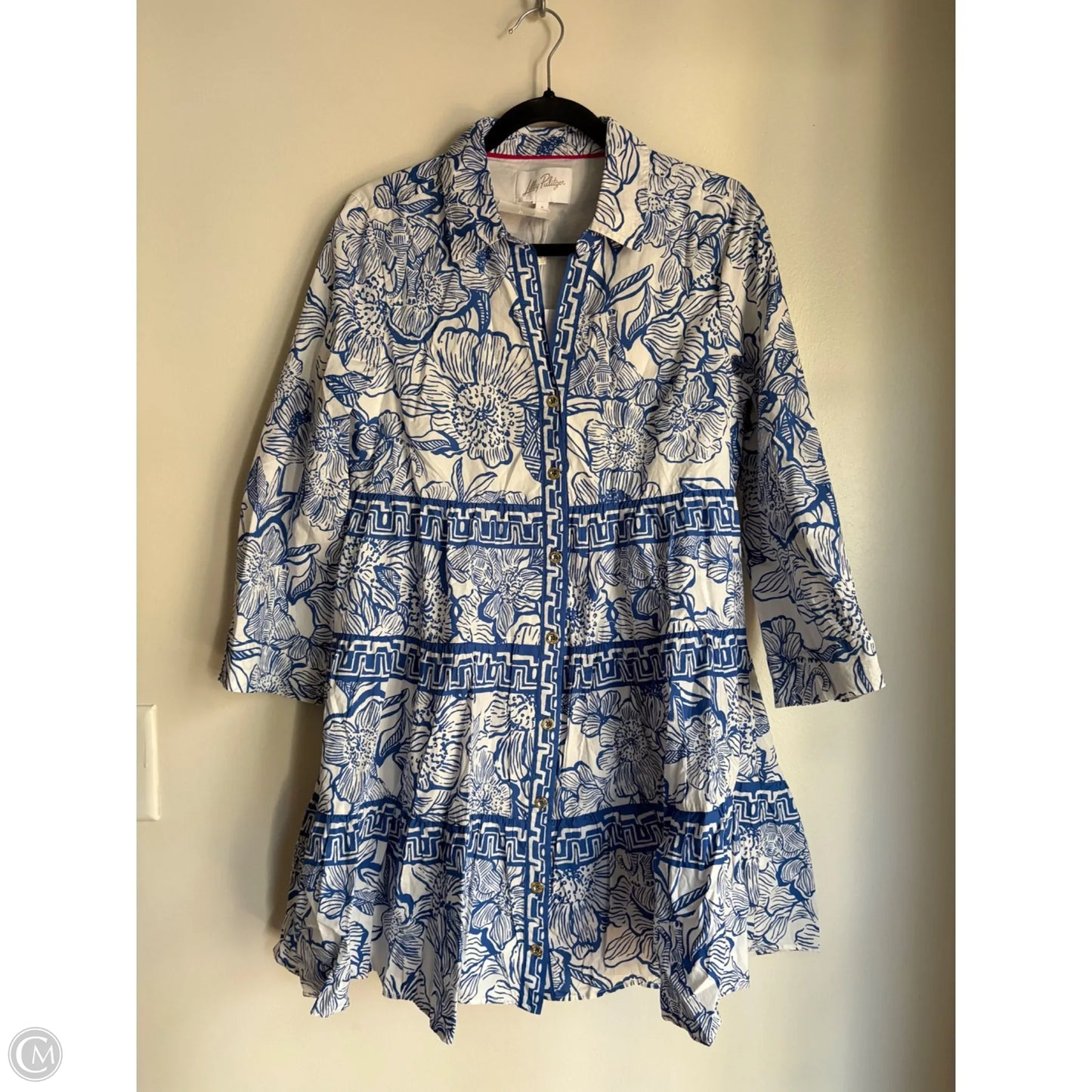 Dress Designer By Lilly Pulitzer In Blue, Size: 4