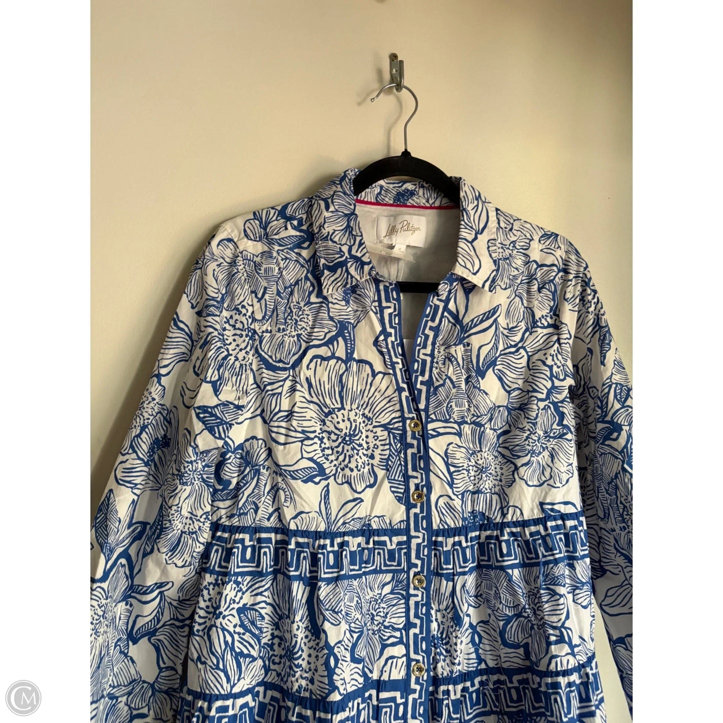 Dress Designer By Lilly Pulitzer In Blue, Size: 4