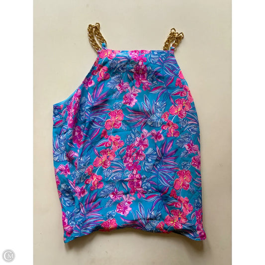 Top Short Sleeve Designer By Lilly Pulitzer In Multi-colored, Size: 4