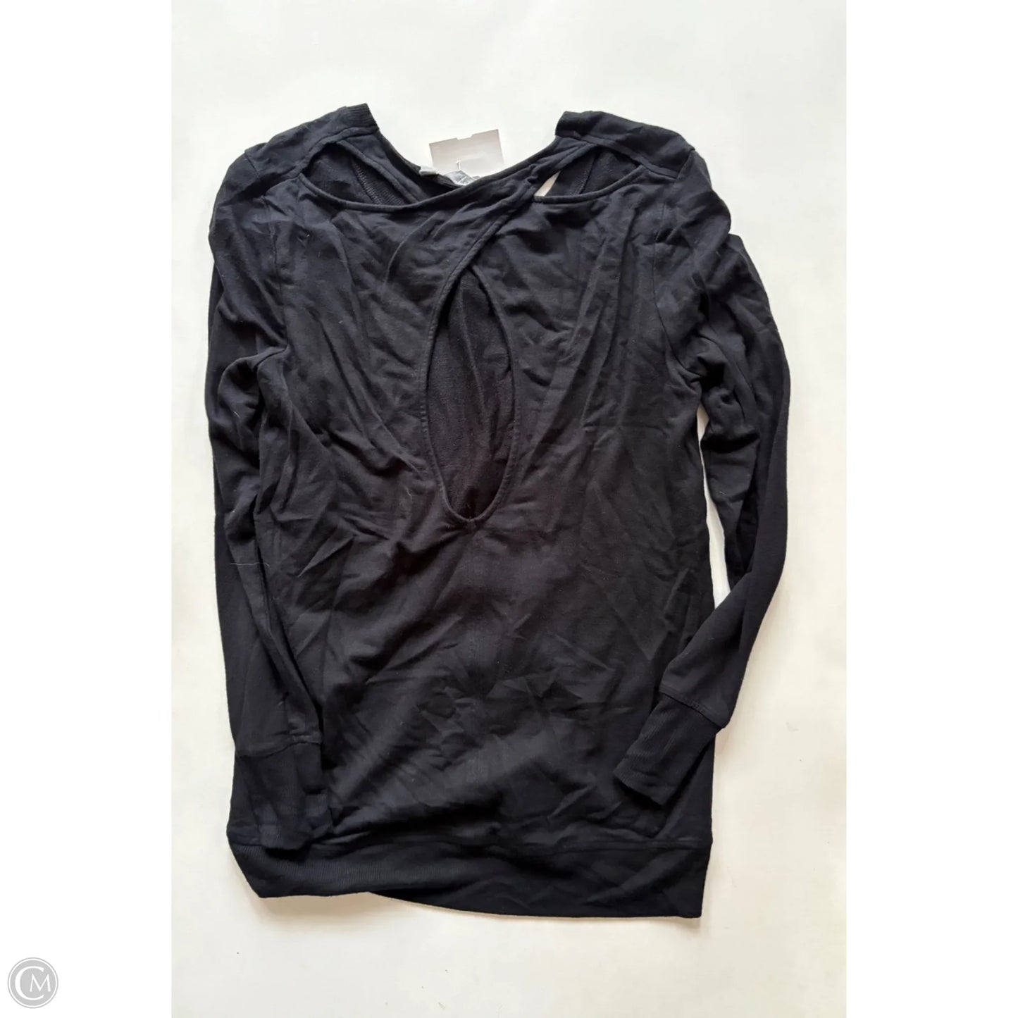 Athletic Top Long Sleeve Crewneck By Athleta In Black, Size: Xs