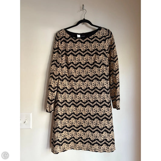 Dress Work By Jessica Howard In Black & Brown, Size: L
