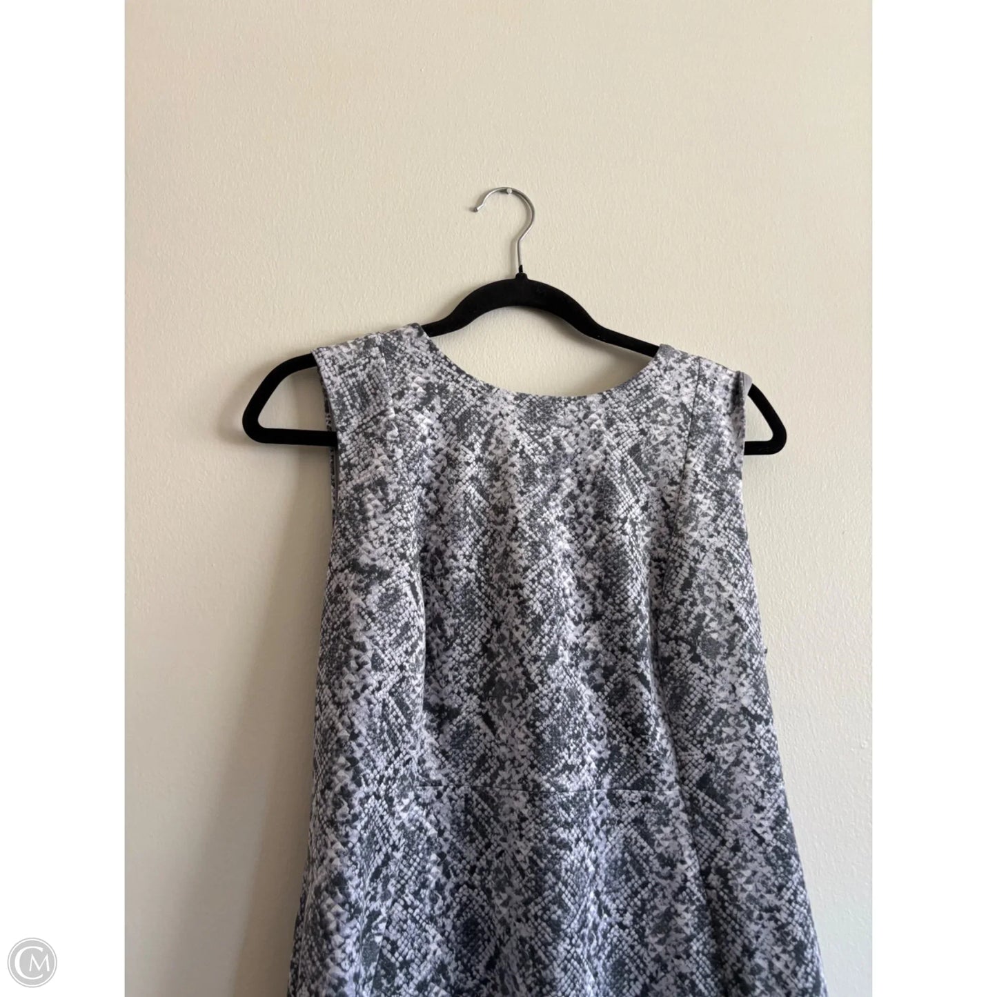 Dress Work By Calvin Klein In Grey, Size: L