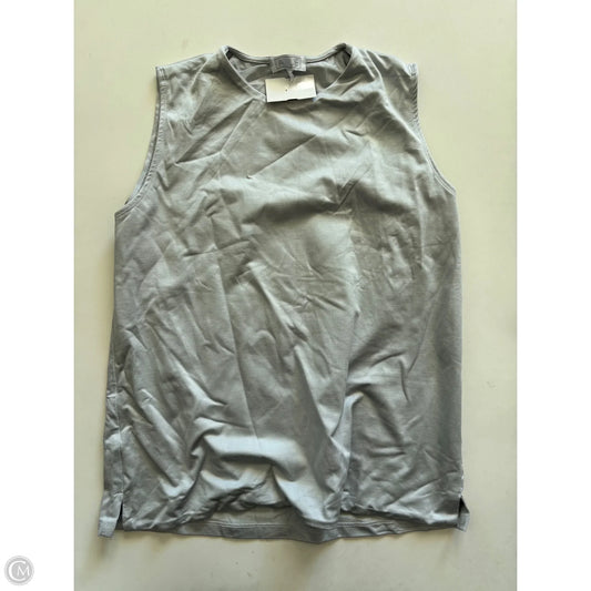 Top Sleeveless By Anue In Silver, Size: L