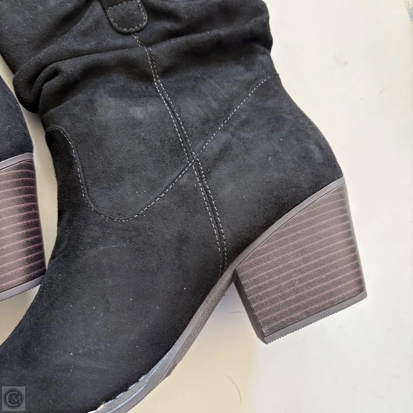 Boots Ankle Heels By Ana In Black, Size: 10