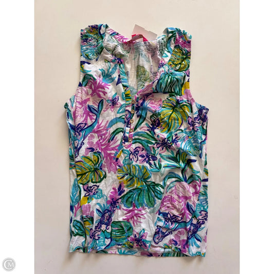Tank Top Designer By Lilly Pulitzer In Blue, Size: Xs