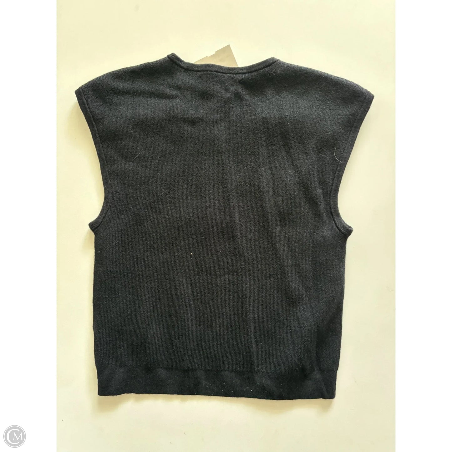 Vest Sweater By J. Crew In Black, Size: M