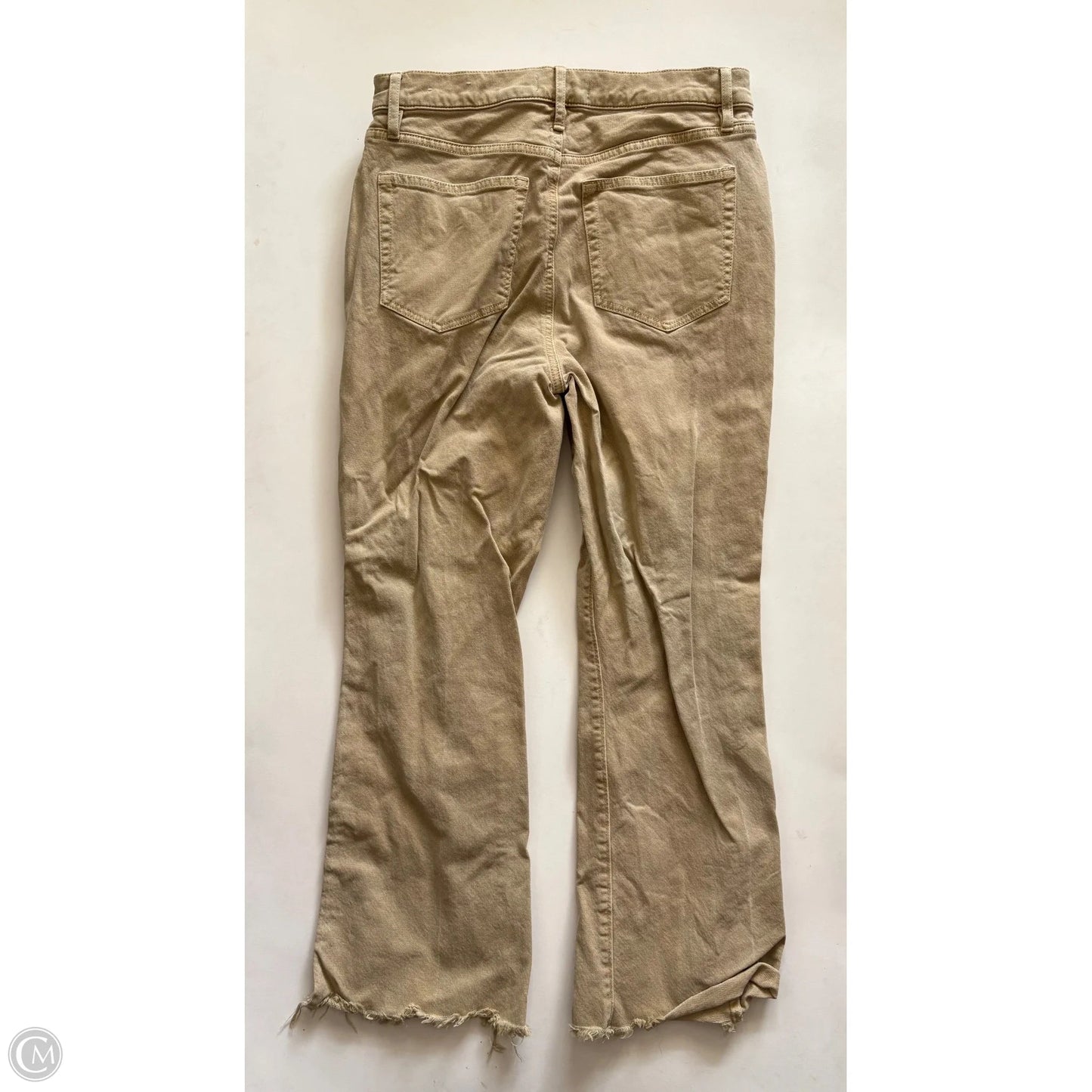 Jeans Straight By Loft In Tan, Size: 6