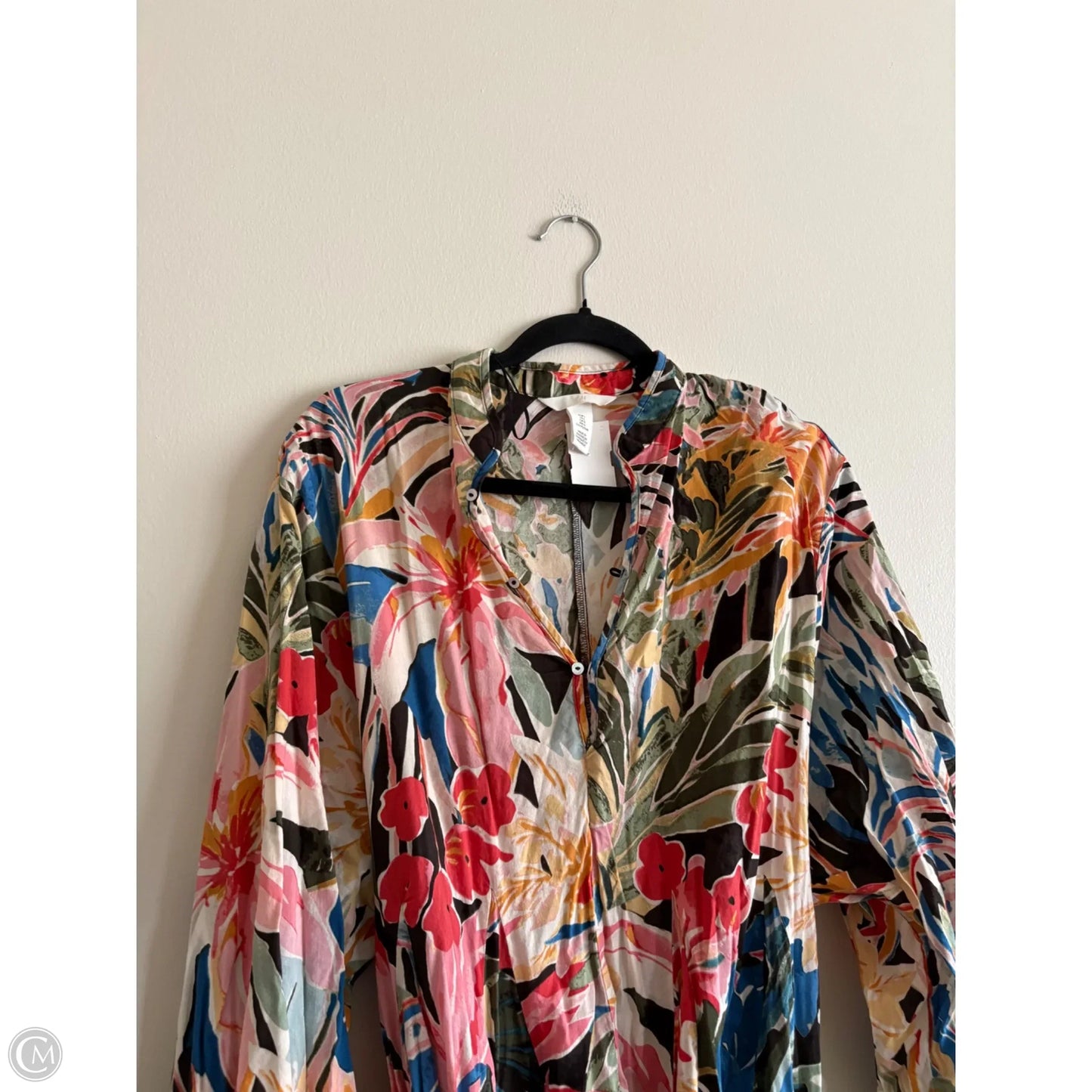 Dress Casual Midi By H&m In Floral Print, Size: L