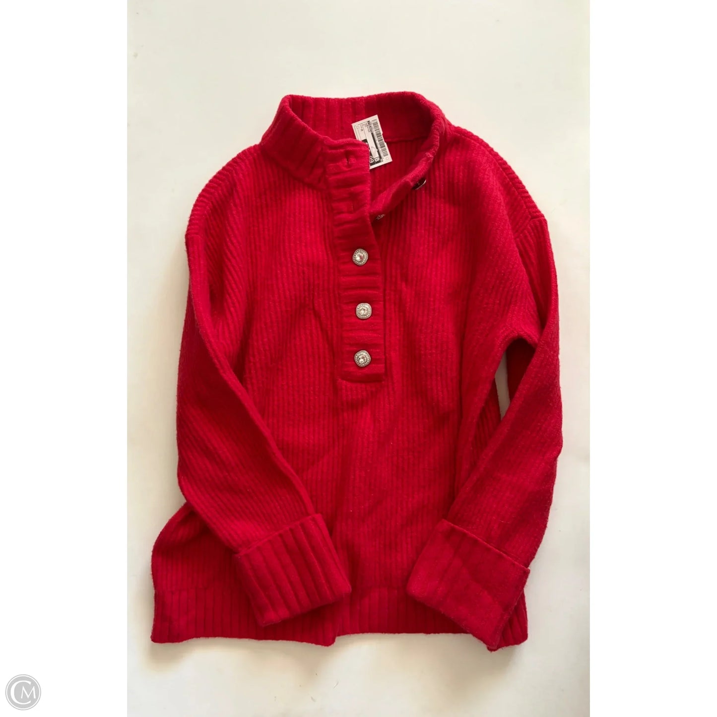 Sweater By Talbots In Red, Size: M