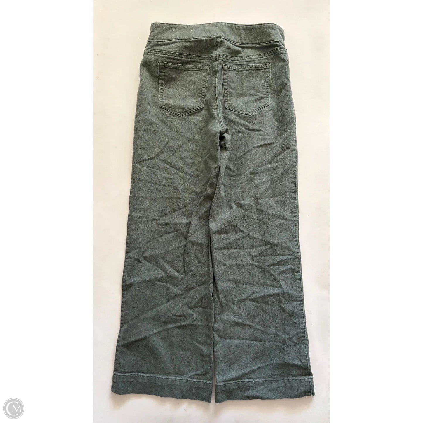 Jeans Wide Leg By Loft In Green, Size: 4p