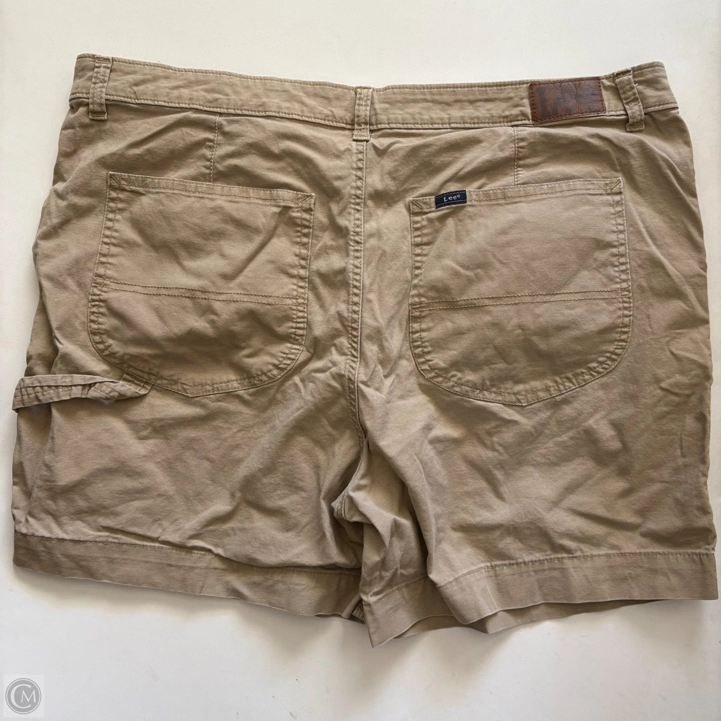Shorts By Lee In Tan, Size: 18