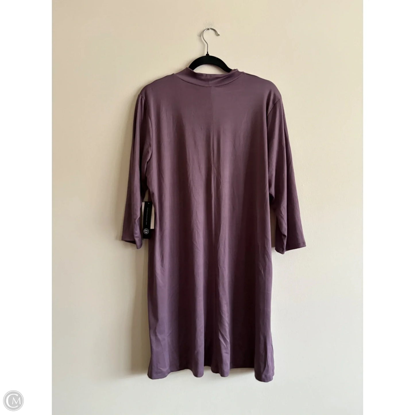 Dress Casual Midi By As U Wish In Purple, Size: Xl