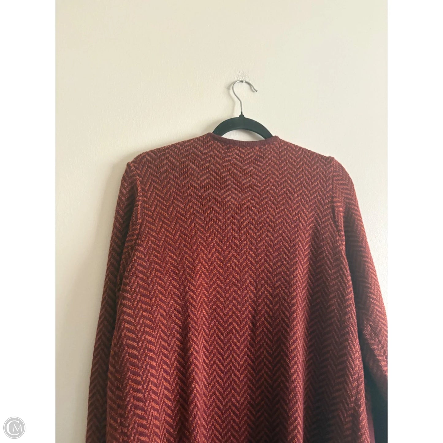 Sweater Cardigan By Adrianna Papell In Red, Size: L